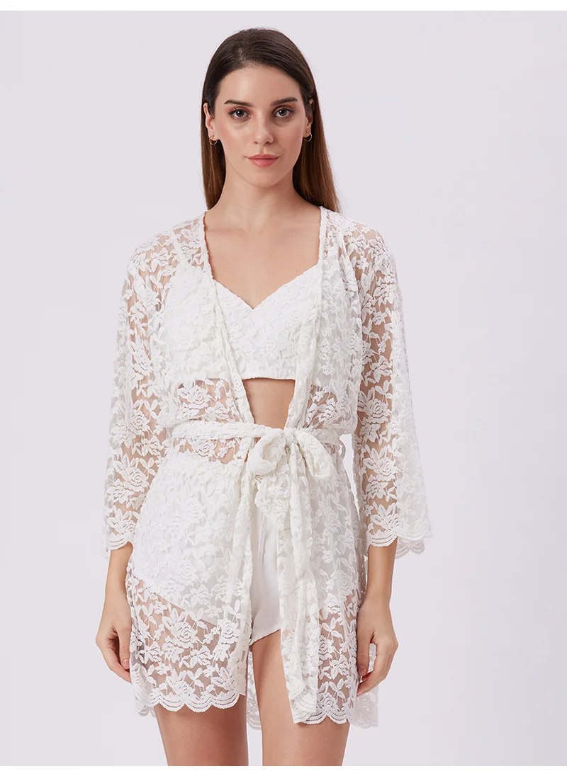 أمارزو Nylon Spandex Robe
