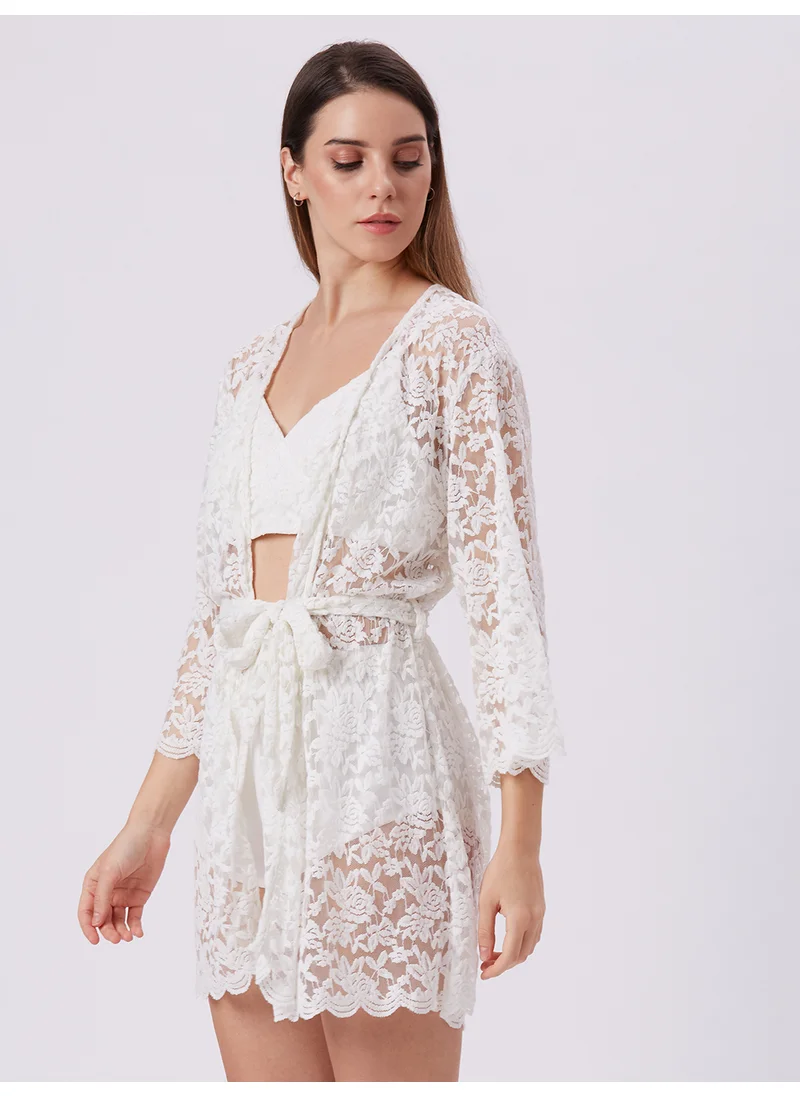 أمارزو Nylon Spandex Robe