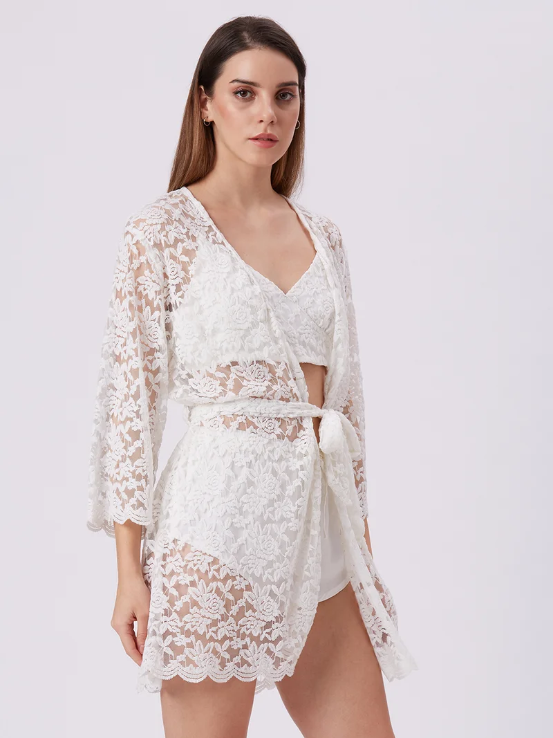 AMMARZO Nylon Spandex Robe
