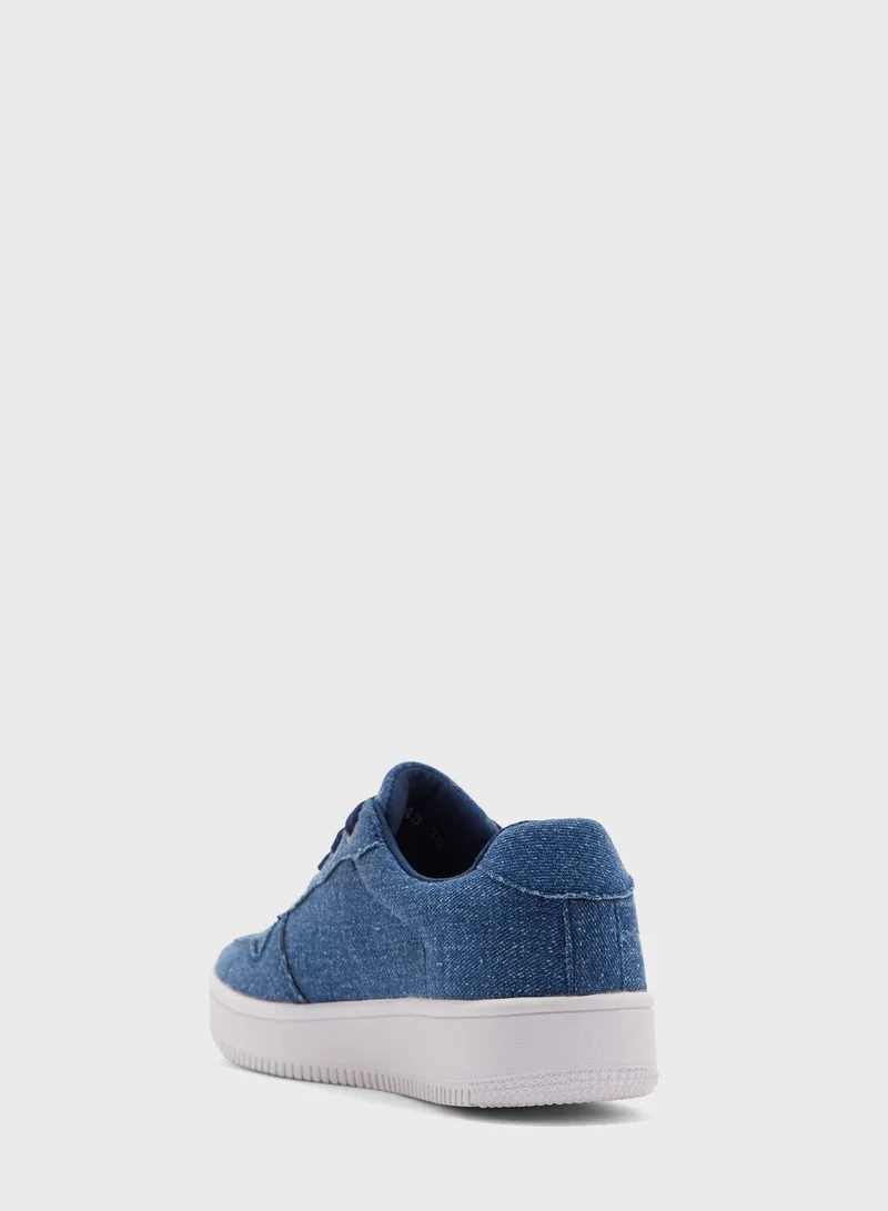 Ginger Patterned Stacked Sole Sneaker