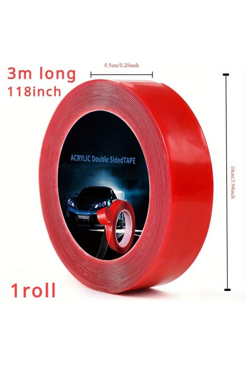 0.5cm1roll Magic Ten Thousand Times Nano Double-sided Tape Strong Ultra-thin Transparent Waterproof