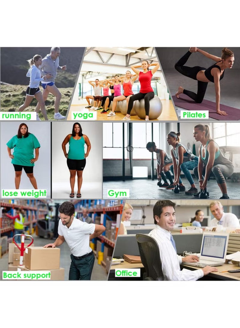 Bincoo Waist Trainer Belt for Women, Sport Girdle Belt, Slimming Sauna Waist Trimmer Belly Band Sweat Sports Girdle Belt, Exercise Belt with Adjustable Straps, Slimming Body Workout Fitness Back Support Belts XL - Image 5