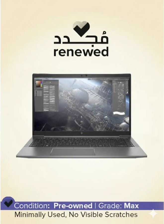 HP Renewed - ZBOOK Firefly 14 G7 Laptop With 14-Inch Display, Core i7 Processor/10th Gen/32GB RAM/512GB SSD/Windows 10 English grey - Image 1