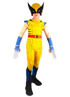 Party Centre Marvel X-men Wolverine Classic Costume, Boy Superhero Child Costume, Cosplay Dress Up  - Image 1