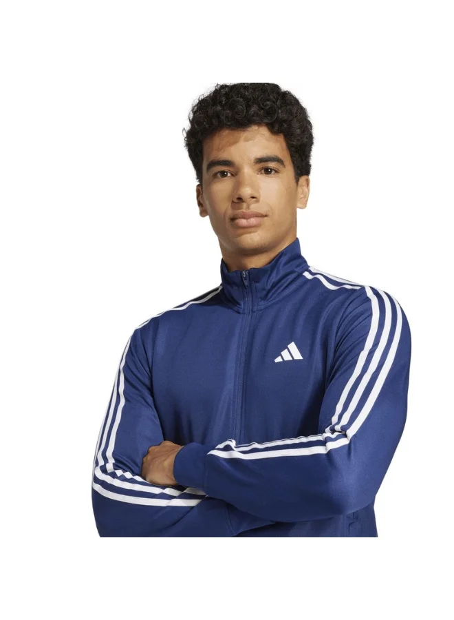 Adidas adidas TR-ES 3S T-TOP Blue Training TRACK TOPS for Men - XS