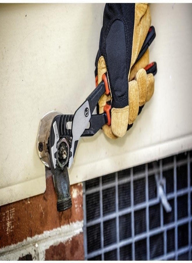 CRESCENT - Plier, 8", Straight Jaw, T&G, Cushion Grip (RTZ28CG) - Image 3