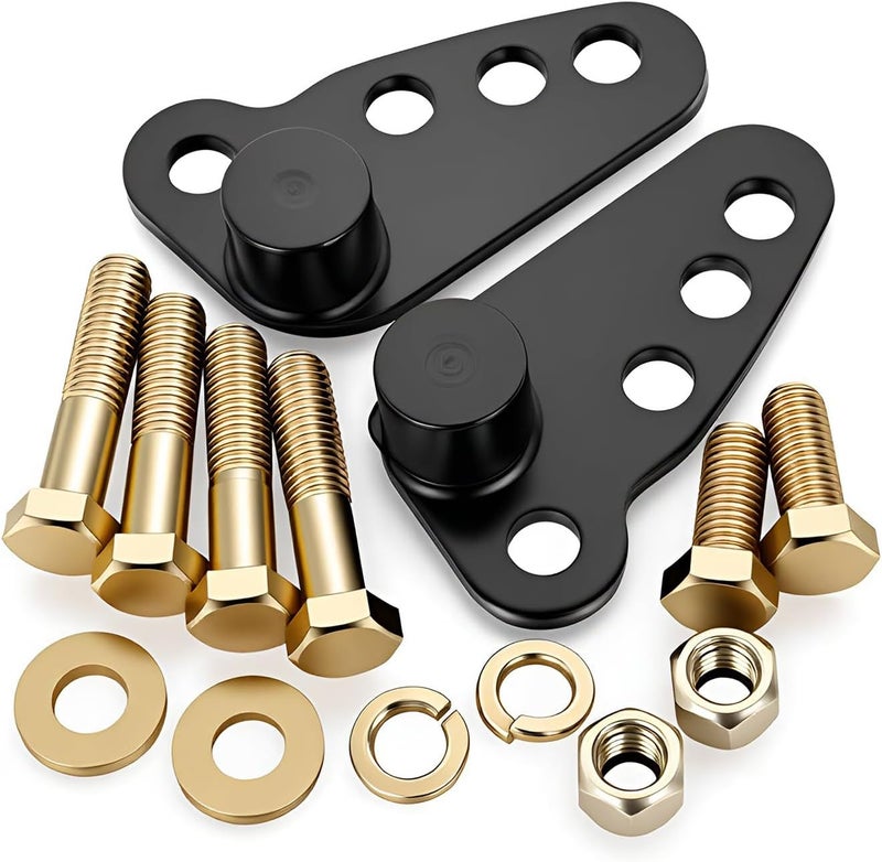 KASIMT 1-3" Rear Adjustable Lowering Kits fits for Harley Davidson Touring Bikes/Street Glide/Electra Glide/Ultra Glide/Road King with Hard Saddlebags Only/Standards 2002-2016 - Image 1