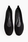 اتش اند ام Napped ballet pumps