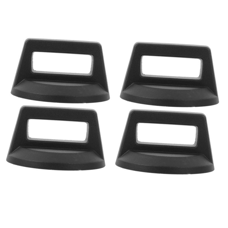 4 Pcs Black Heat Resistant Pot Handle Covers Replacement Lids Stove Knobs - Image 2