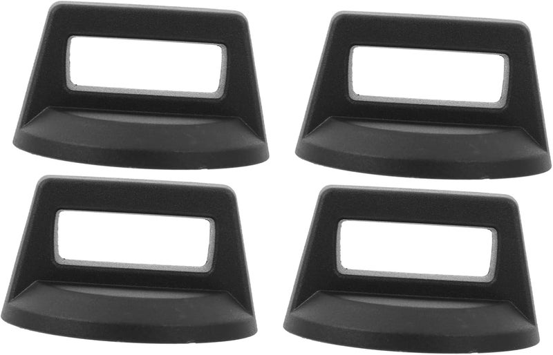 4 Pcs Black Heat Resistant Pot Handle Covers Replacement Lids Stove Knobs - Image 1