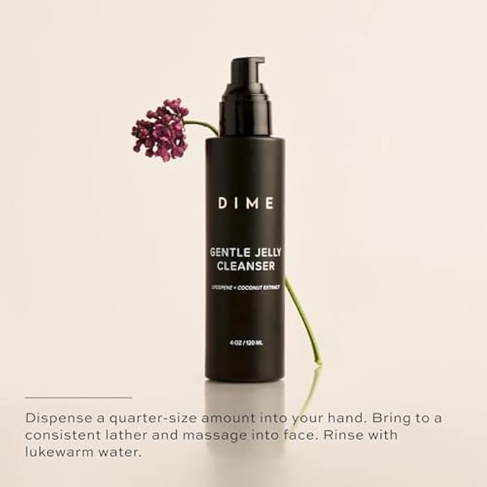 DIME Beauty Gentle Jelly Cleanser, Hydrating Facial Cleanser and Makeup Remover with Vitamin E, Sensitive Skin Face Wash, 4 oz / 120 ml - Image 5