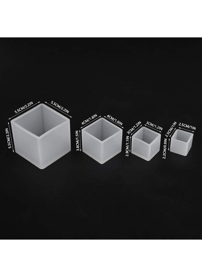 Resin Silicone Set4 Pcs Different Sizes Cube Silicone Resin Casting For Diy Ornaments Crafts - pzsku/ZEFC0421225BAE2FB8DB3Z/45/_/1720075267/39add298-f098-4501-9d88-ade1d25e241e