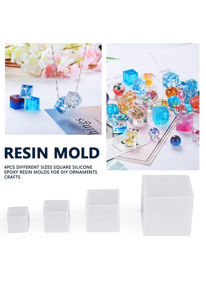 Resin Silicone Set4 Pcs Different Sizes Cube Silicone Resin Casting For Diy Ornaments Crafts - pzsku/ZEFC0421225BAE2FB8DB3Z/45/_/1720075268/a8f6cff6-0222-4312-9058-66b14ce47e06