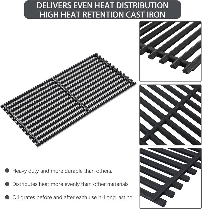 Charbrofire Grill Replacement Parts for Charbroil Grill Grates 463642316 463644220 G369-0030-W2 G469-0005-W1 G460-0500-W1 Cast Iron 17 Inch Cooking Grate char-broil 463675016 nexgrill Evolution 720-0864 720-0864m - Image 5