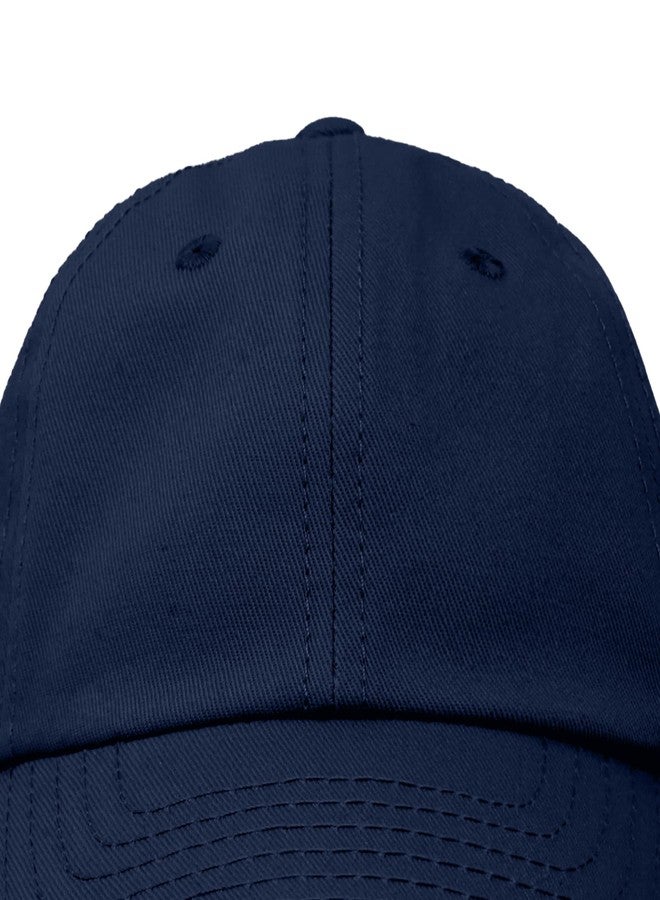DALIX Infant Baseball Hat Baby Cap Tiny Extra Small Girls Boys in Navy Blue - Image 2