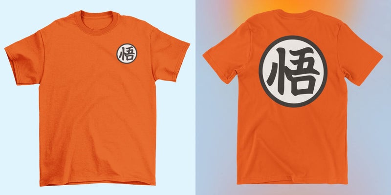 ALLNTRENDS Adult T Shirt Training Symbol Trendy Shirt Popular (XL, Orange) - Image 5