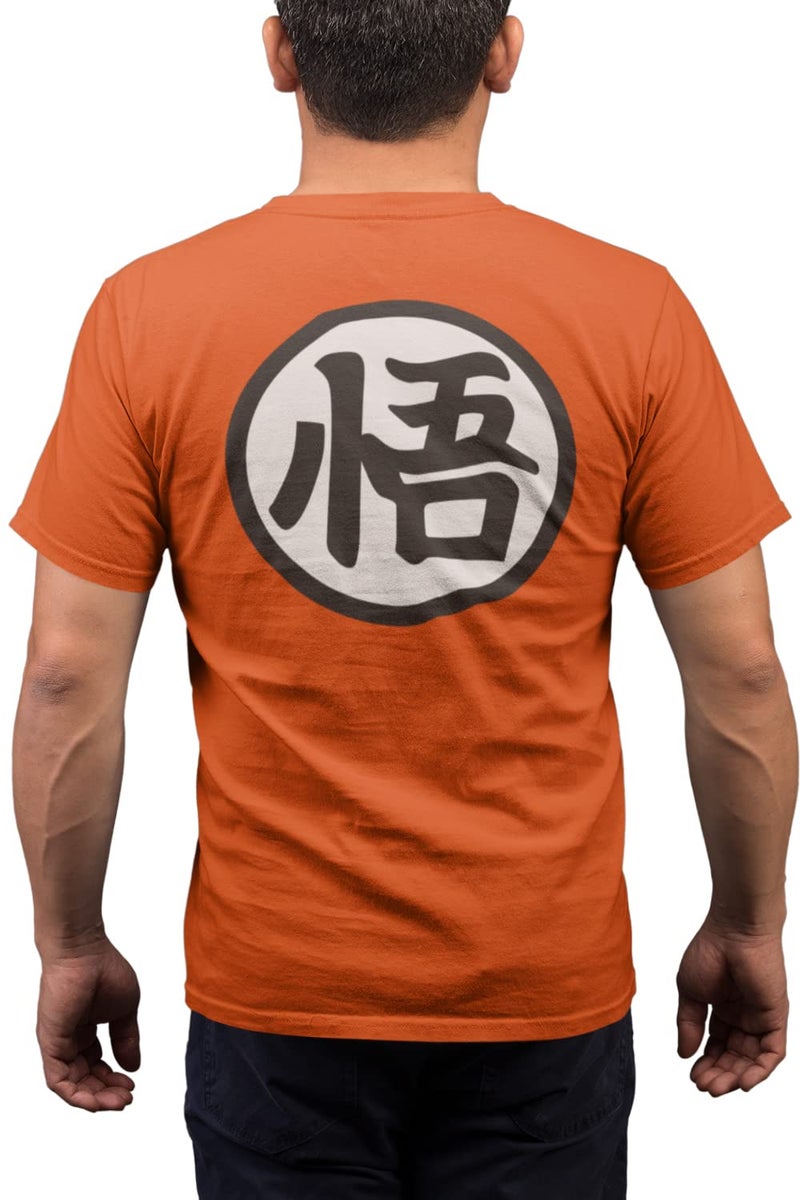 ALLNTRENDS Adult T Shirt Training Symbol Trendy Shirt Popular (XL, Orange) - Image 2