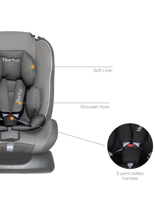 Nurtur مقعد سيارة برونو للأطفال/الأطفال 3 في 1 - 4 أوضاع للاستلقاء - حزام أمان بخمس نقاط - زاوية للإمالة 143 درجة - من 0 أشهر إلى 7 سنوات - Image 5
