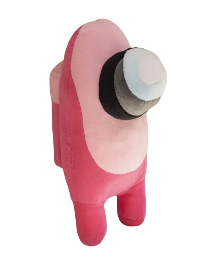 TechMax Solution لعبة قطيفة على شكل فضائي وردي اللون ذو عيون كبيرة من شركة TechMax Solution - Image 1