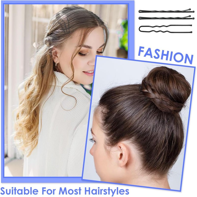 maycreate ® 300pcs Hair Pins Kit, 100 Black and 100 Women Hair Pins - Image 4