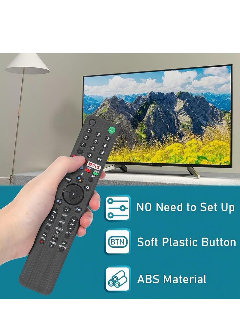 Replacement Remote Control RMF-TX500U for All Sony TV, Replacement Remote Control RMF-TX500U for Sony TV XBR/KD/XR Series X900H X800H X950G X850G 55A8H X75CH X750H etc with battery
