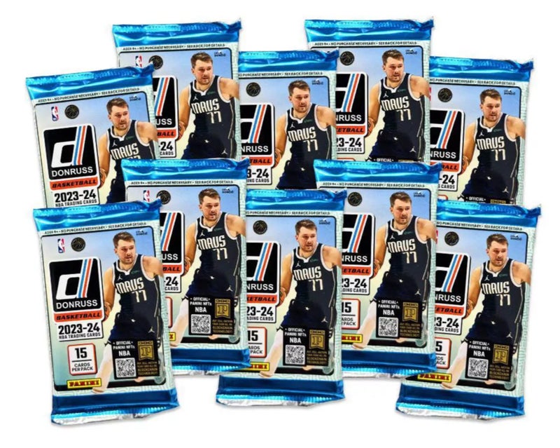 Panini 2023-24 Panini Donruss Basketball Trading Cards Mega Box - 10 Packs - 150 Cards per Box - Image 2