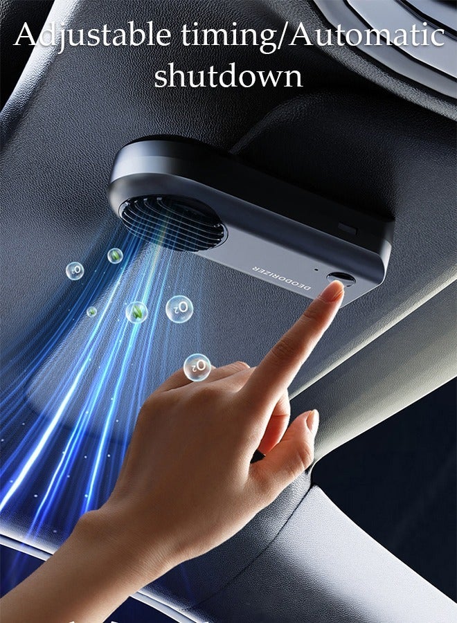 DUNISO Portable Car Air Purifier with Back Clip for Sun Visor, USB Air Freshener Mini Vehicle Air Purifier for Pollution, Odors, Gases, Car Fumes, Viruses, Great for Travel or Daily Commute - Image 5