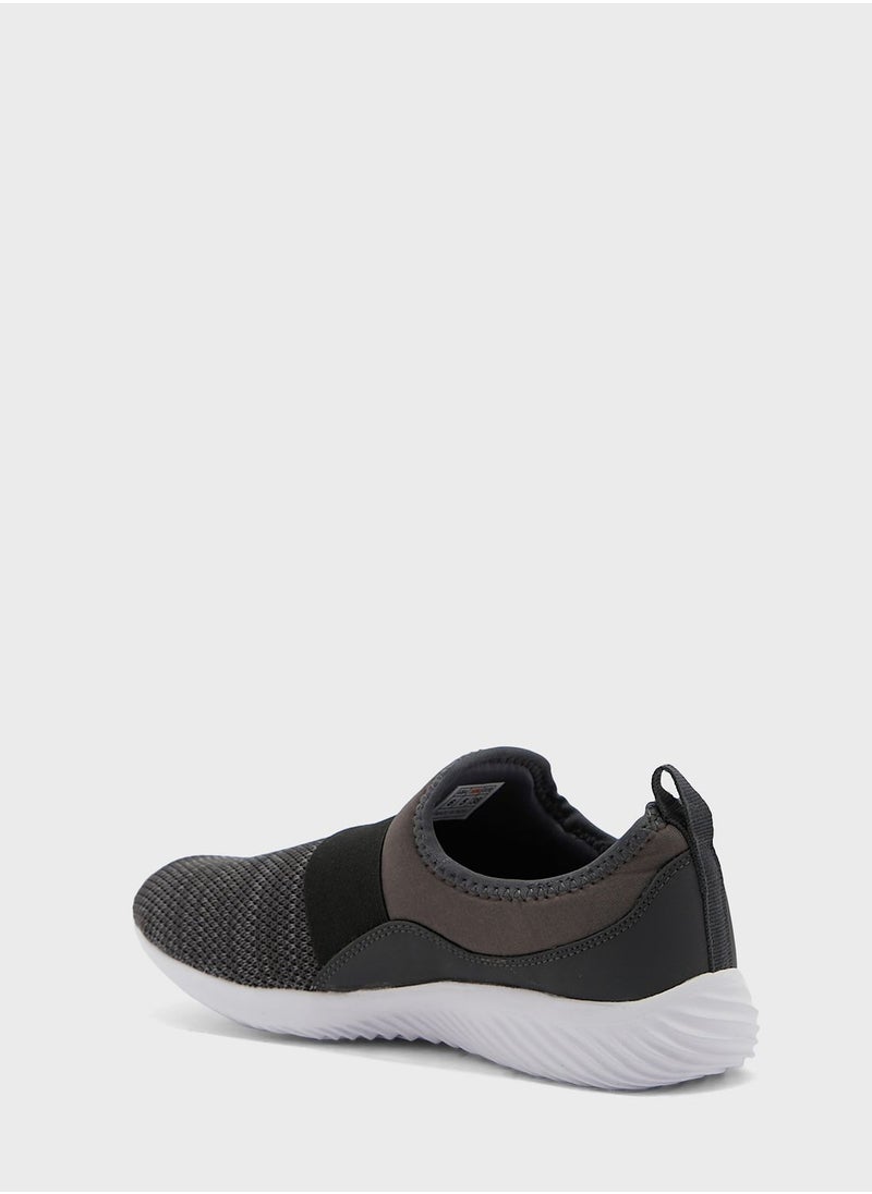 Ginger - Textured Colourblock Knit Pull On Comfort Shoe - Image 1