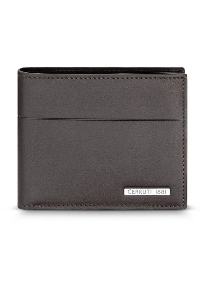 CERRUTI 1881 Oxford Brown Genuine Leather Wallet For Men