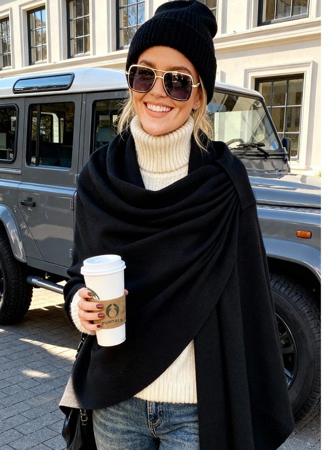 فورتوك شال بونشو كبير من FURTALK للنساء، شال أنيق مفتوح من الأمام، مناسب لفساتين السهرة - Image 2