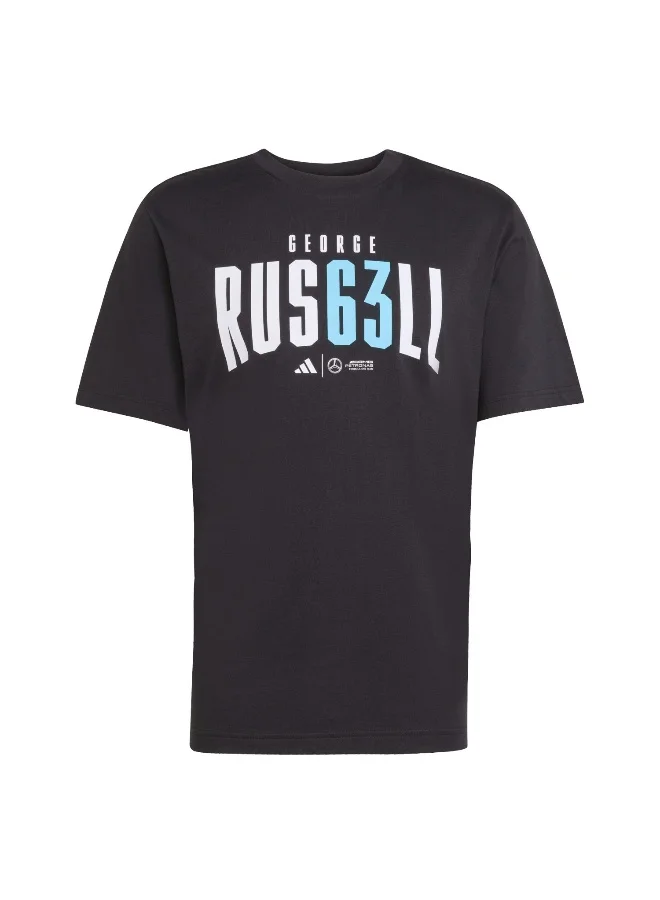 Adidas Mer Gr Tee M Black Motorsport T-Shirts For Men XS