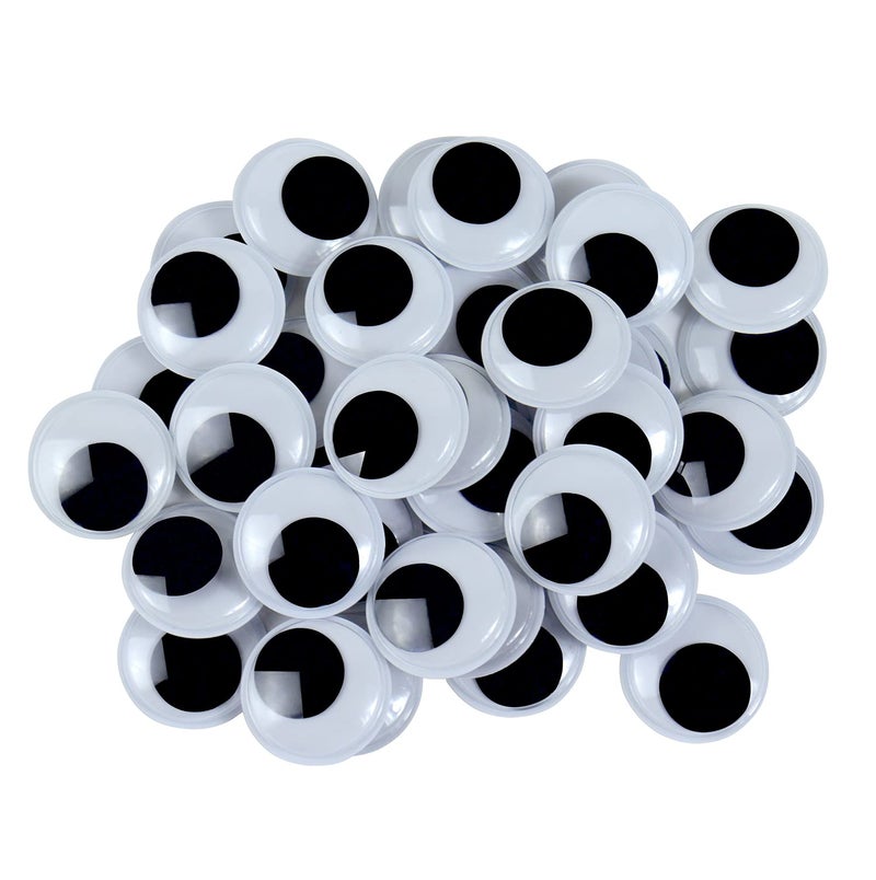 TrlaFy 240Pcs Googly Eyes with Self-Adhesive Black White Small Plastic Wiggle Stickers Eyes for Shcool DIY Crafts Projects, Halloween Christmas DIY Craft Decorations - Image 1