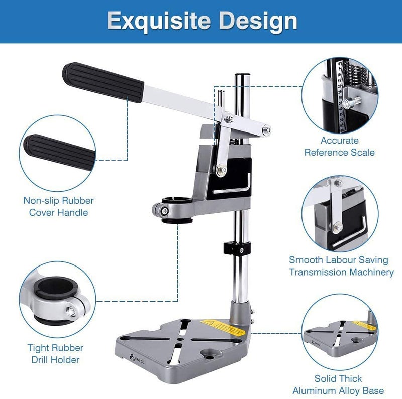 MLD Drill Press Stand,Drill Holder Workbench Single Hole Aluminum Heavy-duty Base (drill stand) - Image 3