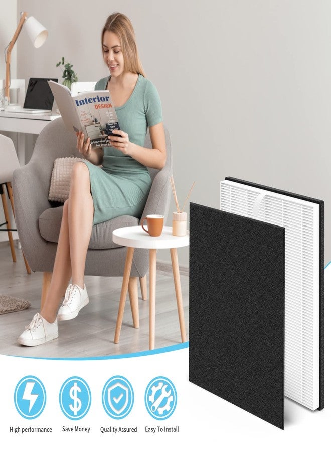CFKREYA MD1-0022 Replacement Filter Compatible with Vornado Air Puri-fier Model AC300, AC350, AC500, AC550, PCO200, PCO300, PCO375DC, PCO500, PCO575DC - Image 5