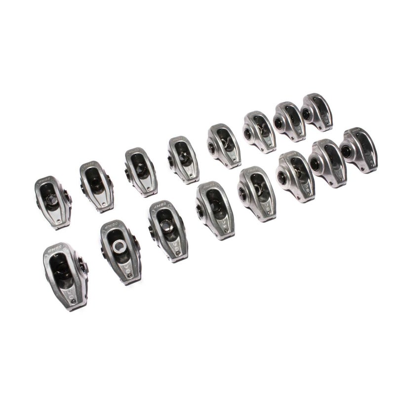 COMP Cams 17001-16 High Energy Aluminum 1.5 Ratio Roller Rocker Set for SBC 265-400 w/ 3/8" Stud - Image 4