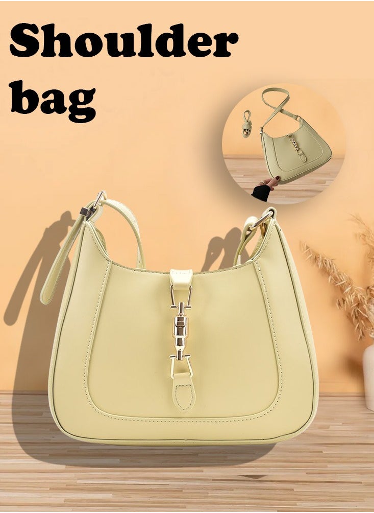 Arabest - Shoulder Bag Purse for Women, Handbag Crossbody Bag Underarm PU Leather Wallet Tote - Image 1