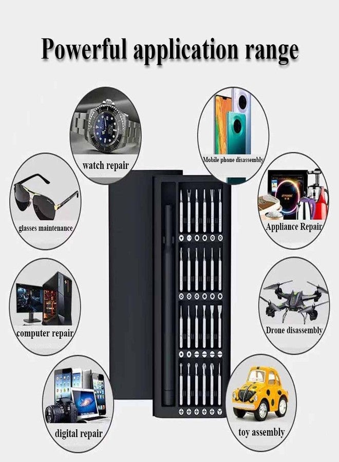 TGOPIT Precision Screwdriver Set, 24 in 1 Manual Screwdriver Tool Set, Magnetic Driver Bits Set, Magnetic Storage Box, Repair Tool Kit for Electronics, Computer, iPhone, Watch, Eyeglass - Image 3