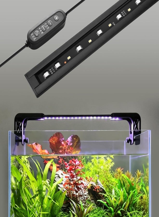 HITOP 23in Slim Aluminum Alloy Aquarium LED Light, Full Spectrum with Day/Night Mode & Timer, 10-Level Brightness, Adjustable Lighting for Planted Tank & Fish Tank Freshwater Fish - Image 1