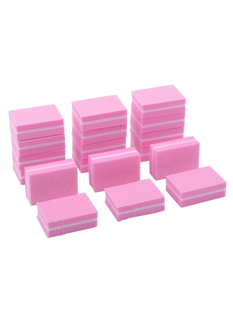 KHAJUL 20 PCS Nail Buffer Block, Professional Nail Sanding Blocks for Gel Natural Nails, Buffer Sanding Block Nail Art Tool for Salon Home Use (Pink) - Image 2