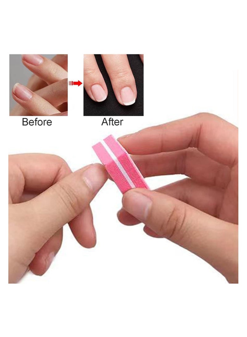 KHAJUL 20 PCS Nail Buffer Block, Professional Nail Sanding Blocks for Gel Natural Nails, Buffer Sanding Block Nail Art Tool for Salon Home Use (Pink) - Image 4