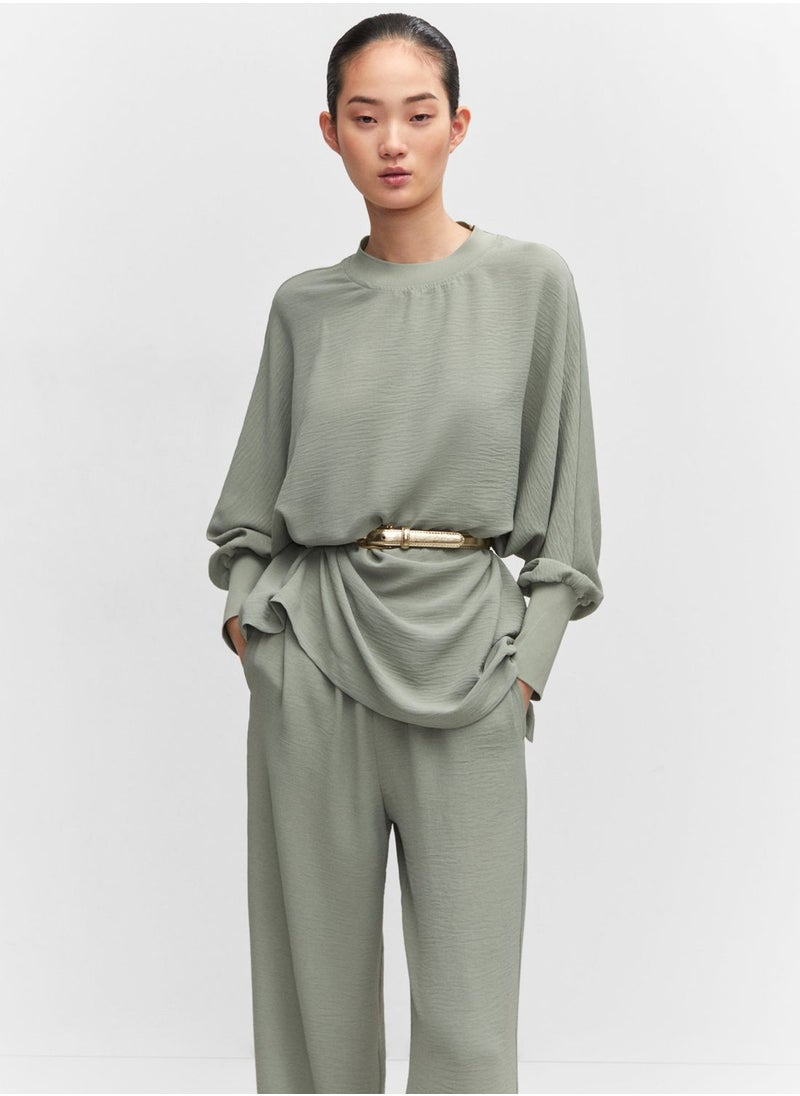 MANGO - High Waist Pants - Image 1