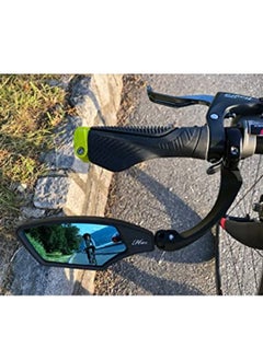 SYOSI Handlebar Bike Mirror Stainless Steel Mirror Bicycle Rearview Mirror HF - MR081 (Left) Upgraded Bike Mirror Handlebar Mount Set Great for Bike  - Image 5