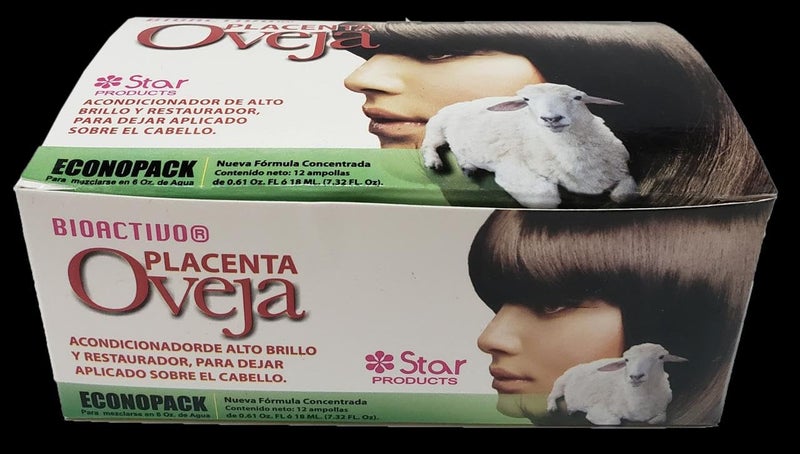 Bio Complex Star Bioactivo Sheep Placenta Hair Treatment â€“ 12 Ampoules â€“ Intensive Shine & Repair Conditioner â€“ Bioactive Leave-In Formula for Damaged, Dry, or Treated Hair. - Image 4