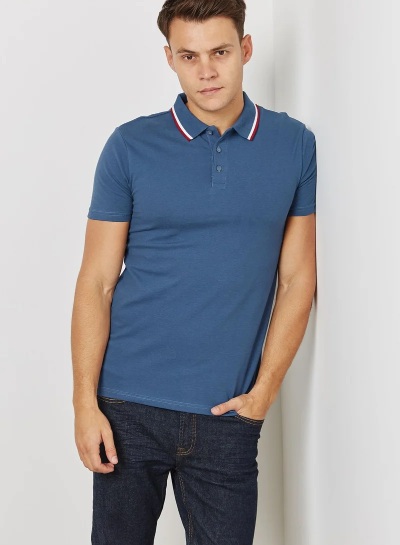 TOPMAN Muscle Fit Polo