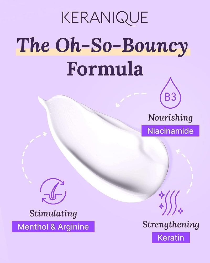 Keranique Hair Growth Stimulating Conditioner with Keratin Amino Complex  Decreases Breakage  Seals Split Ends  Controls Frizz  No Sulfates Dyes or Parabens  12 Fl Oz - Image 3