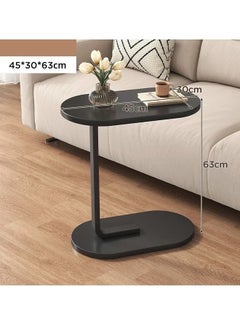 C Shaped End Table, Side Table for Couch and Bed, Small Side Table, TV Tray Table for Small Spaces, Living Room, Bedroom, Rustic Snack Table 45*30*63CM - pzsku/ZEFC15EB9595F557D6AB7Z/45/_/1733464872/09ae8f83-1ed8-42a2-980c-920504ba9ada