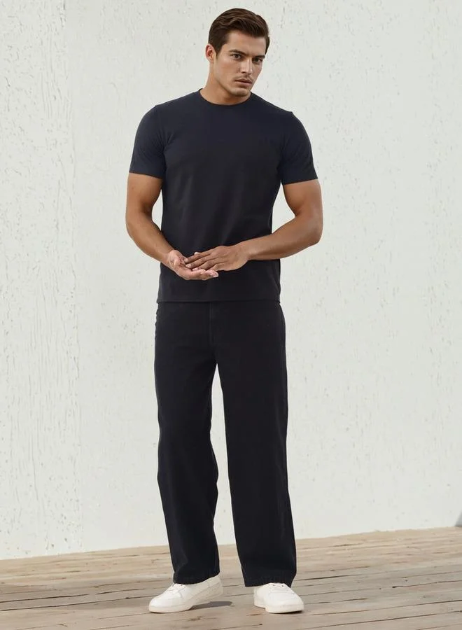 Splash FAV Set of 3 - Regular Fit Crew Neck T-shirt with Short Sleeves