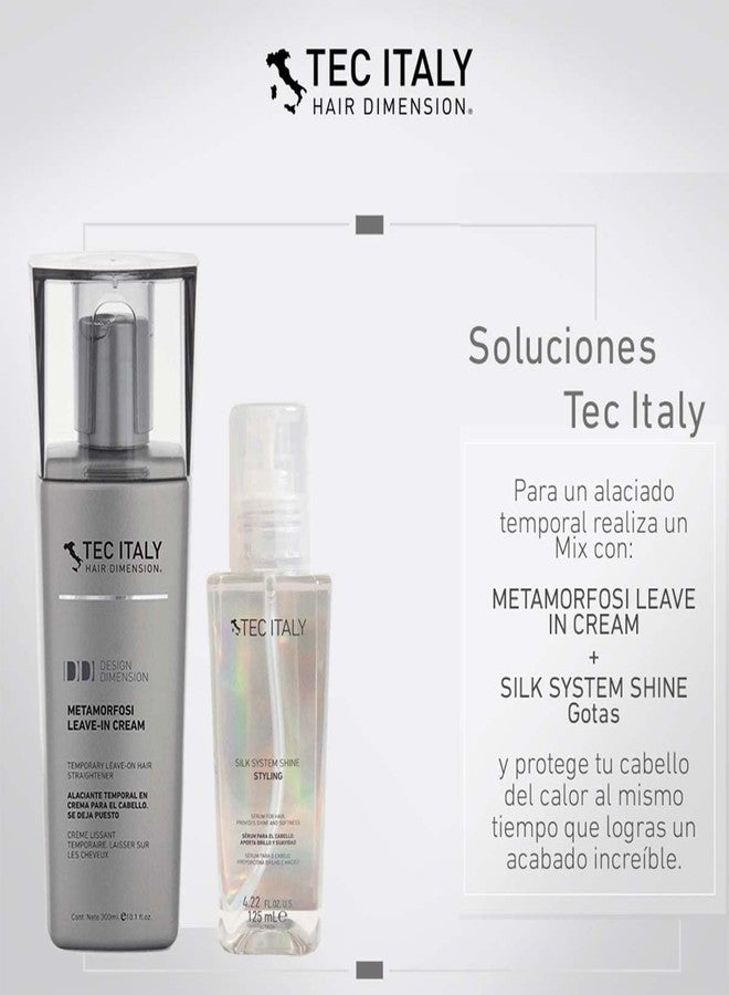 Tec Italy Frizz Hair Control Pack - Metamorfosi Leave in Cream & Silk System Shine - Image 3