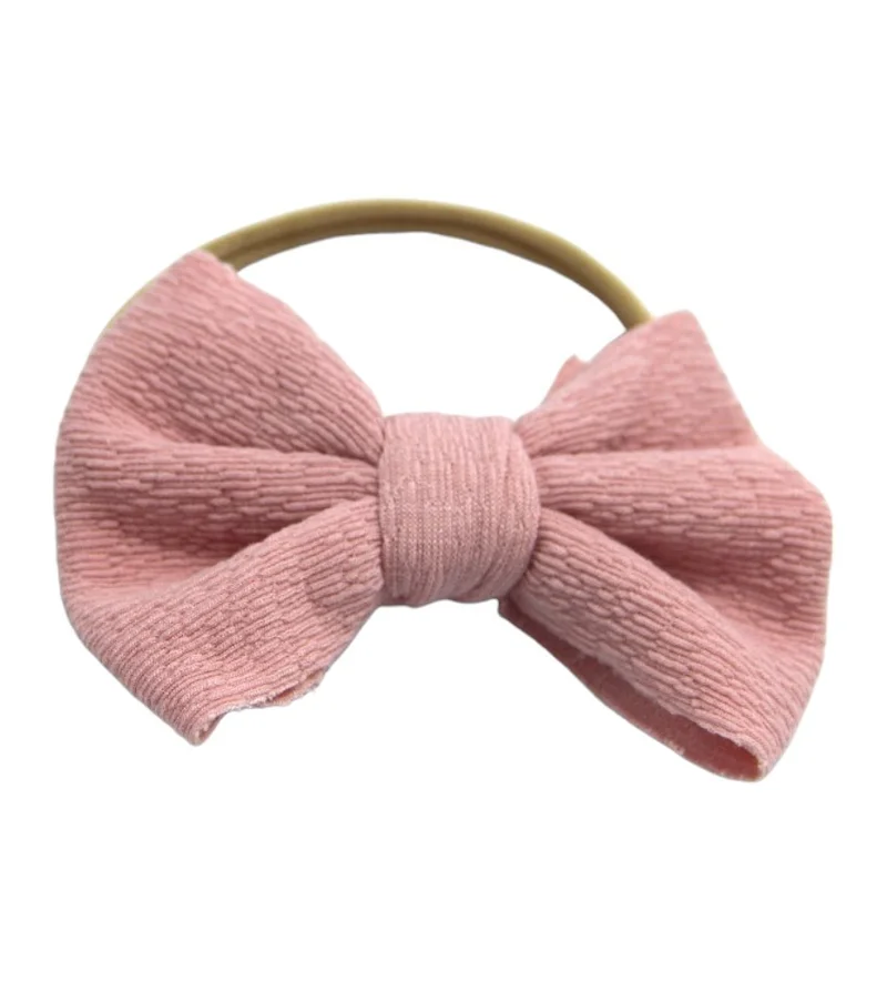 D'Daniela Aisha Glasses and Bow Barrette Ponytail Set For Babies and Girls -Pink