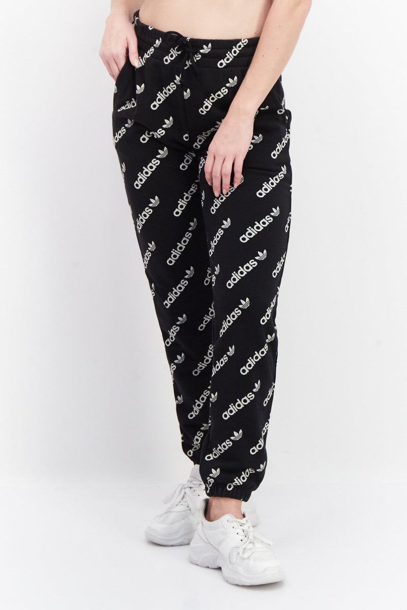 adidas Originals Women Sportswear Fit Brand Logo Training Pant, Black  - Image 1